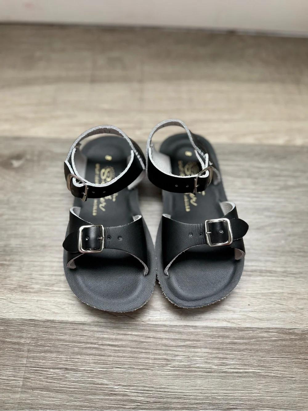 Salt Water Sandals by Hoy Navy Blue Buckle Toddler Sandals